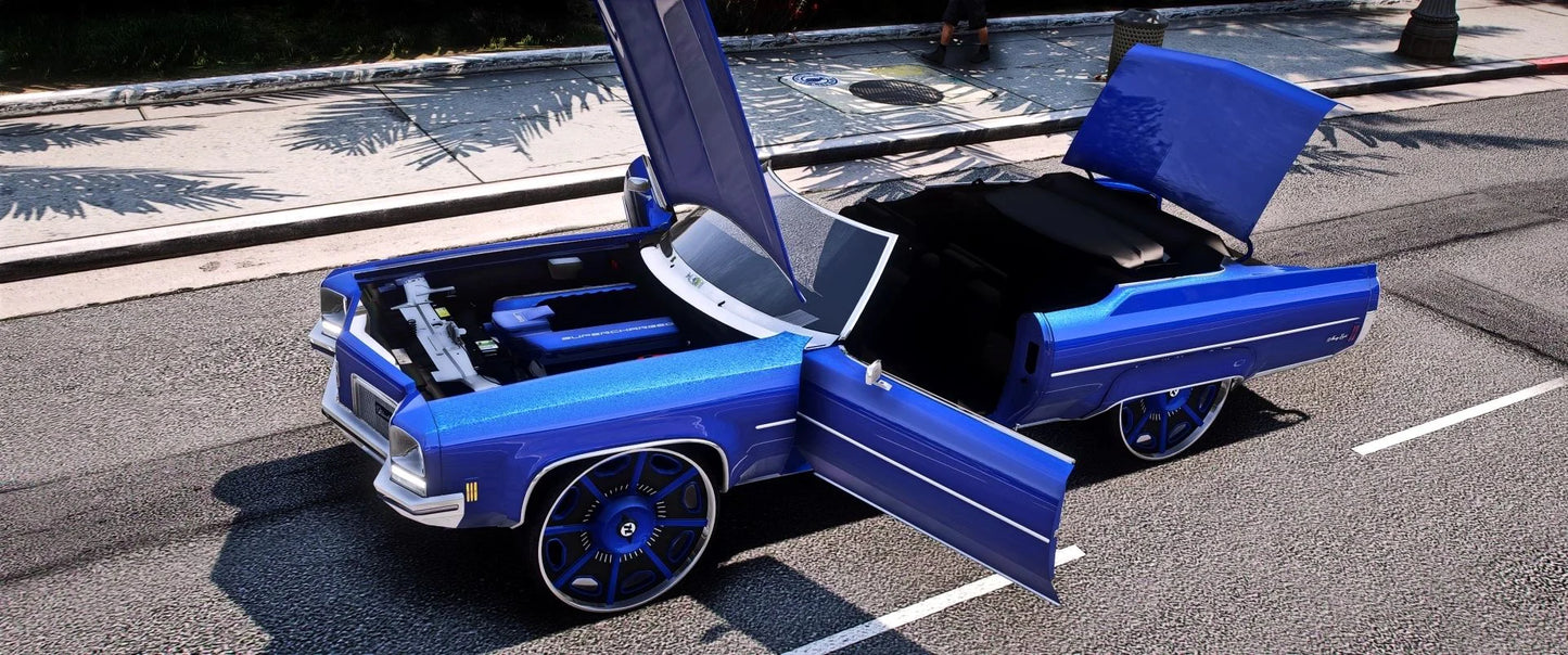 Oldsmobile Delta98 Vert Donk 1972 [Animation Roof] | DT