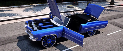 Oldsmobile Delta98 Vert Donk 1972 [Animation Roof] | DT