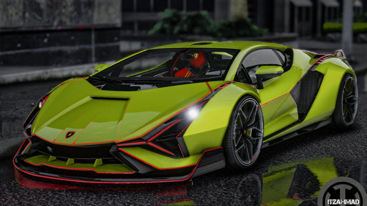 Lamborghini Sian Widebody ( Animated Lights ) | Itzahmad_2002