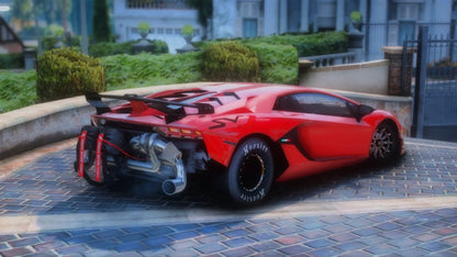 Lamborghini SVJ Twin Turbo Drag | Unknown