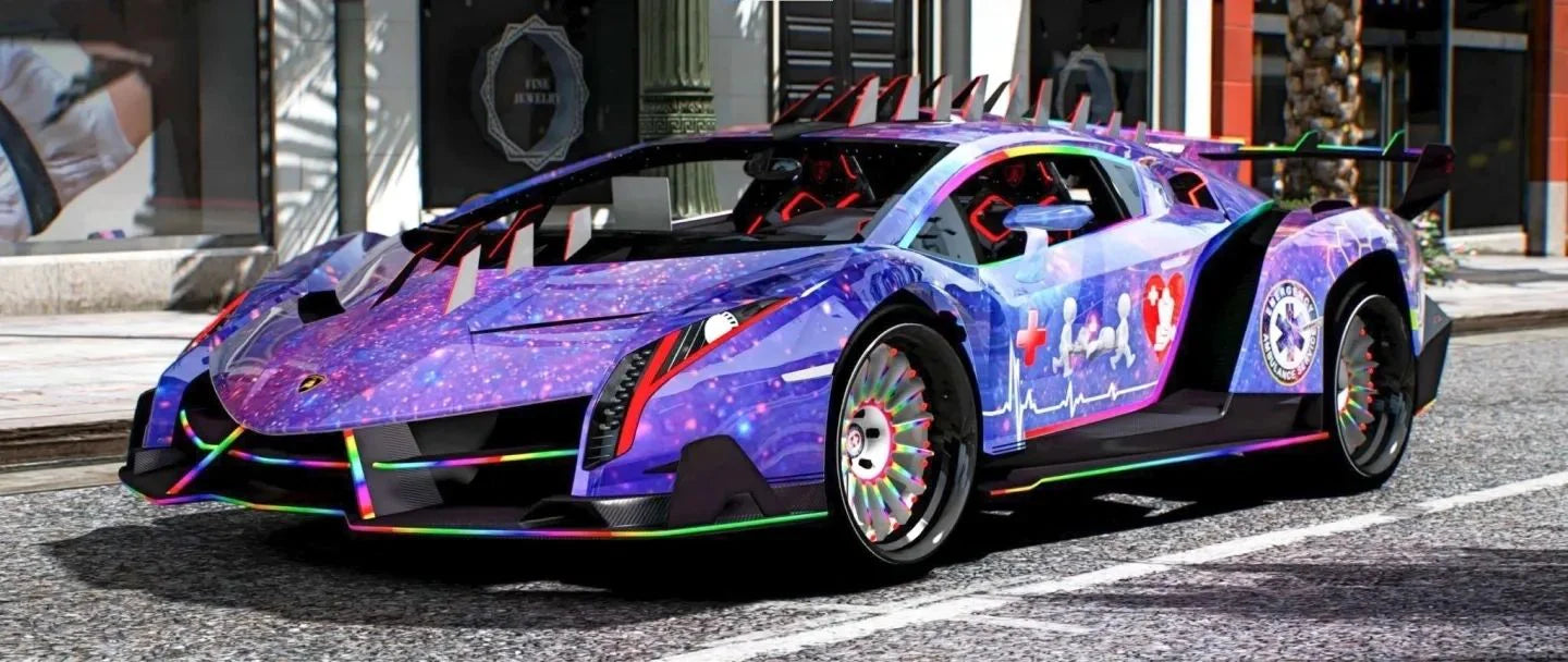 Lamborghini Veneno [Dinamic RGB Lights] | LeVoice