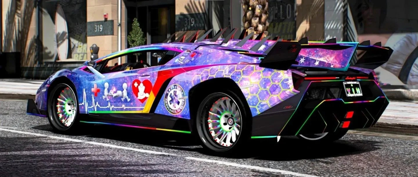 Lamborghini Veneno [Dinamic RGB Lights] | LeVoice