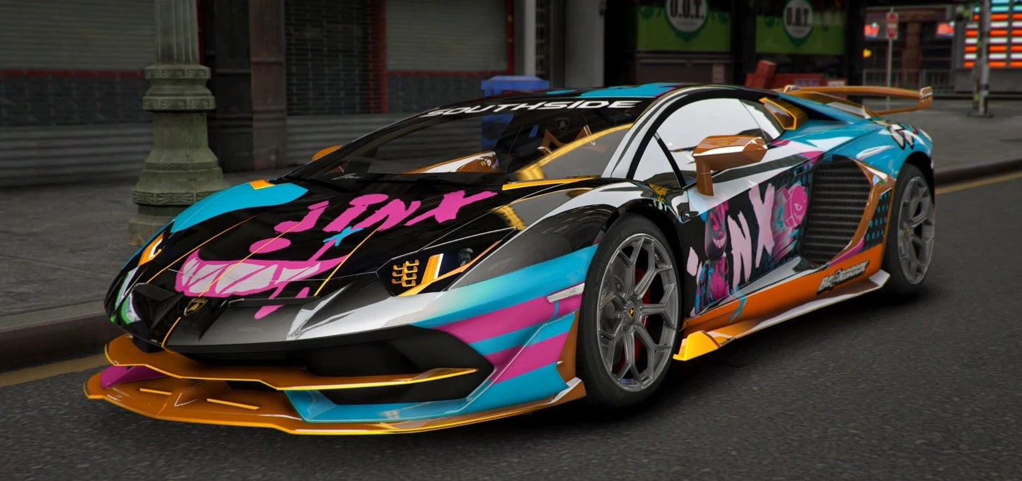 Lamborghini Aventador Bearbrick [Dinamic Lights] | Kick Store