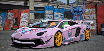 Lamborghini Aventador LP700-4 Stitch [Dinamic Lights] | Kick Store