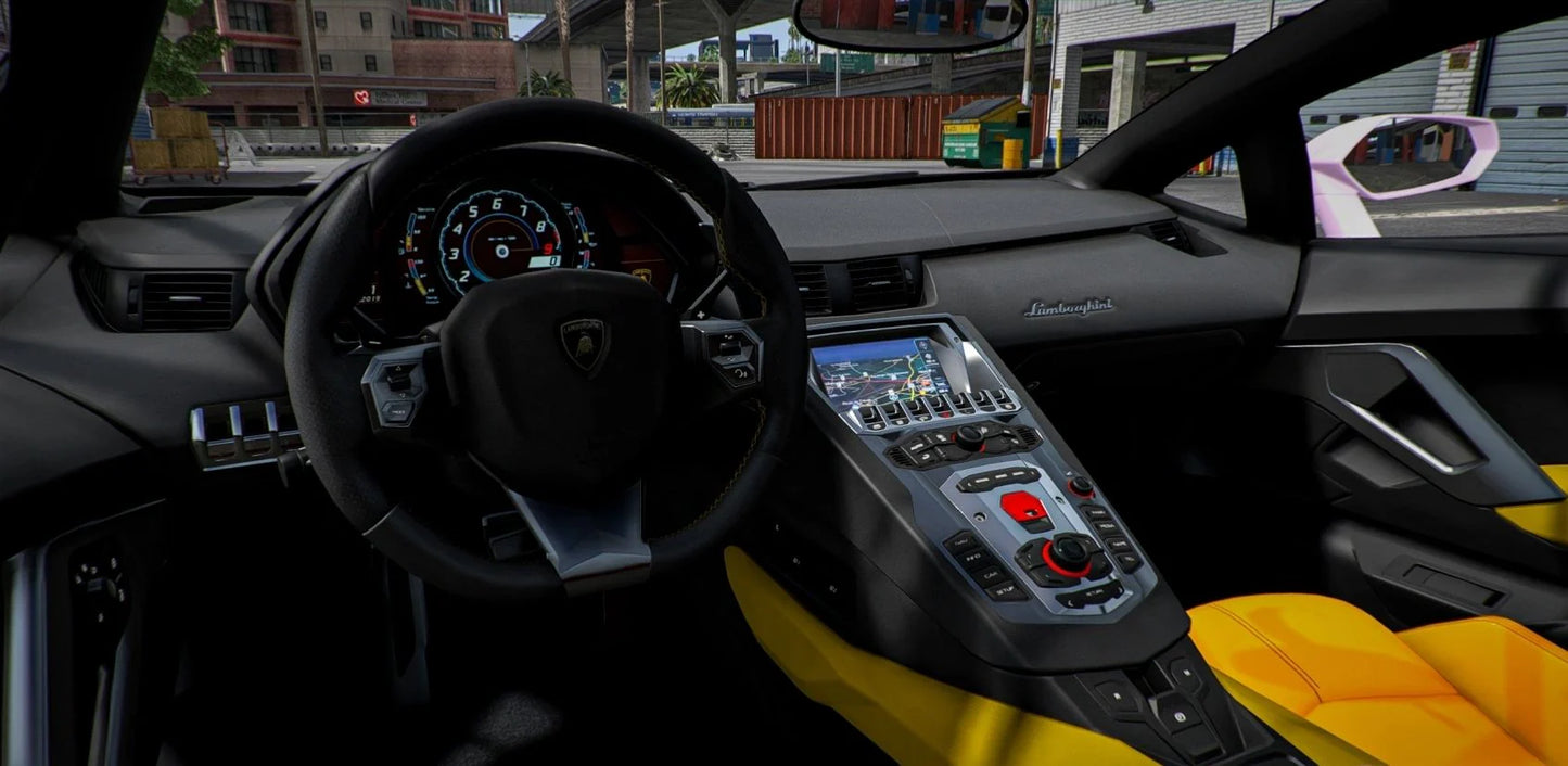 Lamborghini Aventador LP700-4 Stitch [Dinamic Lights] | Kick Store