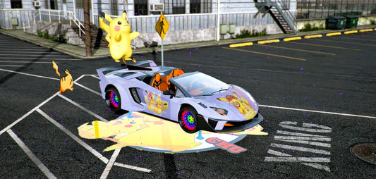 Lamborghini Aventador Pikachu Edition [Dinamic Lights] | GG