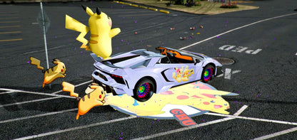 Lamborghini Aventador Pikachu Edition [Dinamic Lights] | GG