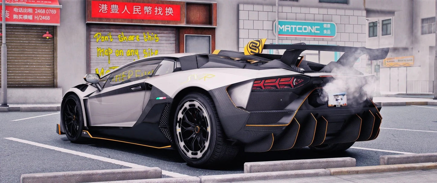 Lamborghini Aventador SVJ Creative LP | Backfire
