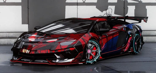 Lamborghini Aventador SVJ Liberty Walk Venom x Spiderman KOZ | Kaisoul