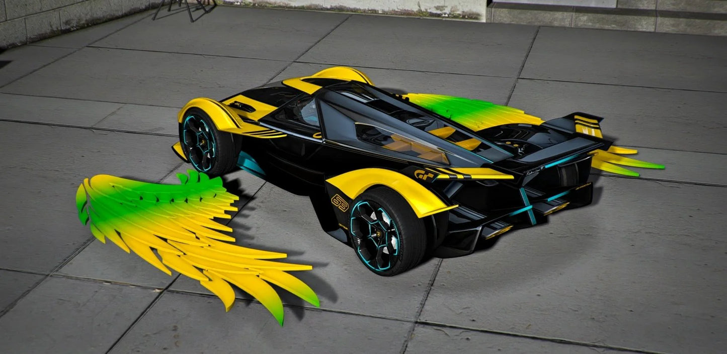 Lamborghini Vision Angel Edition [Dinamic RGB Lights] | BM Animated