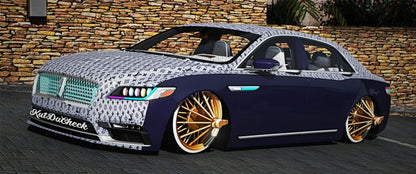 Lincoln Continental Slab Spakers LV | Keefy