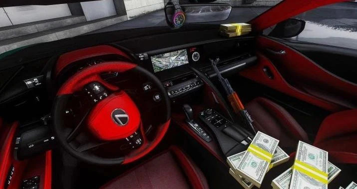 Lexus LC500 WALD Mafia Edition (AK, M4 Bags Money Ice Watch & More)