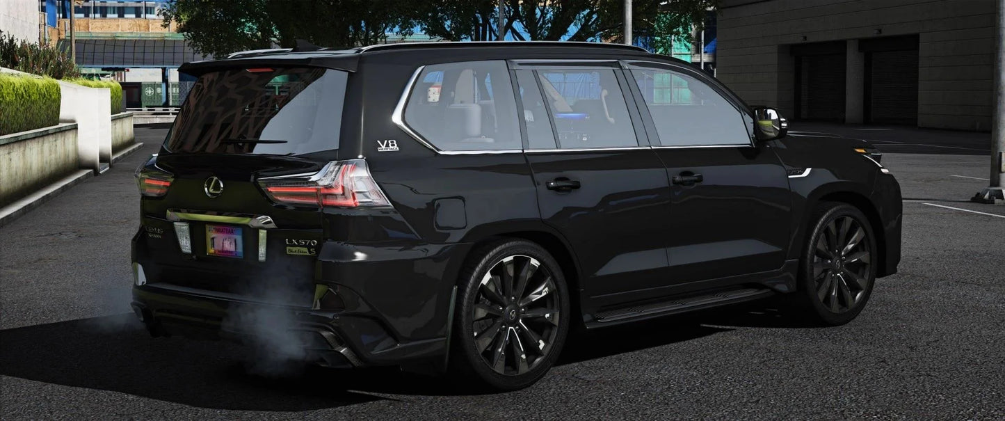 Lexus LX570 Heritage V8 2021 & Khann HRS Bodykit [Tuning] + Lexus Rims | LowStyle