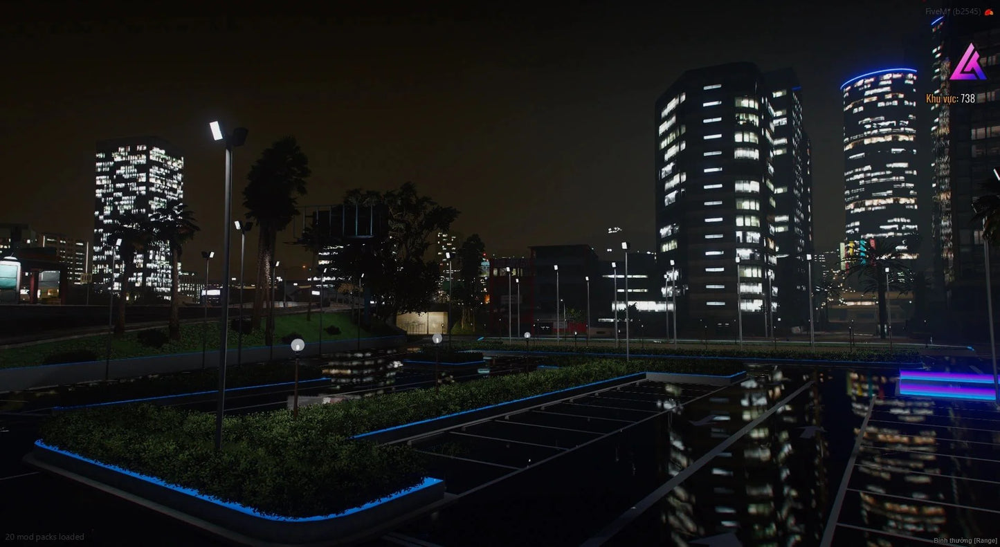 [MAP] Futuristic Square (Garage)