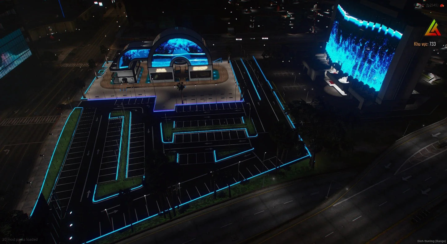 [MAP] Futuristic Square (Garage)