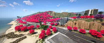[MAP] Tree Red Flowers