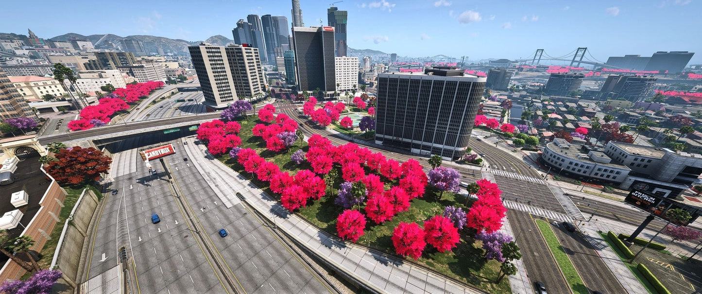 [MAP] Tree Red Flowers