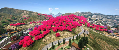 [MAP] Tree Red Flowers