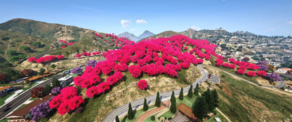 [MAP] Tree Red Flowers