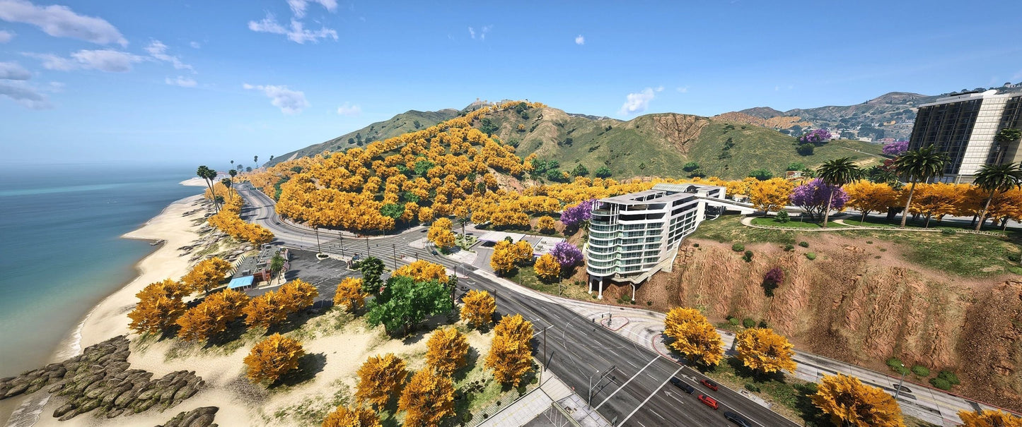 [MAP] Tree Orange Flowers