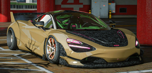 Mclaren 720s Bagged on Rennen Wheels | GG