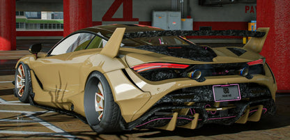 Mclaren 720s Bagged on Rennen Wheels | GG
