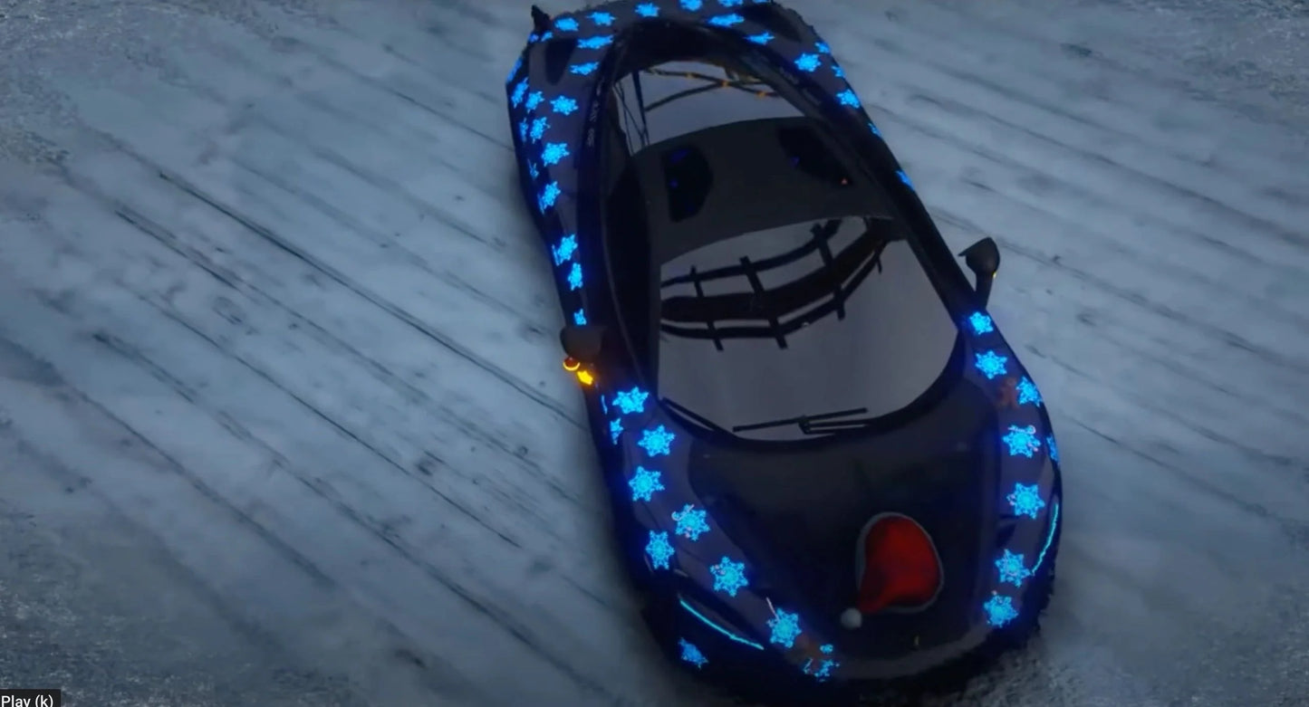 McLaren 720s Santa Christmas Special Edition