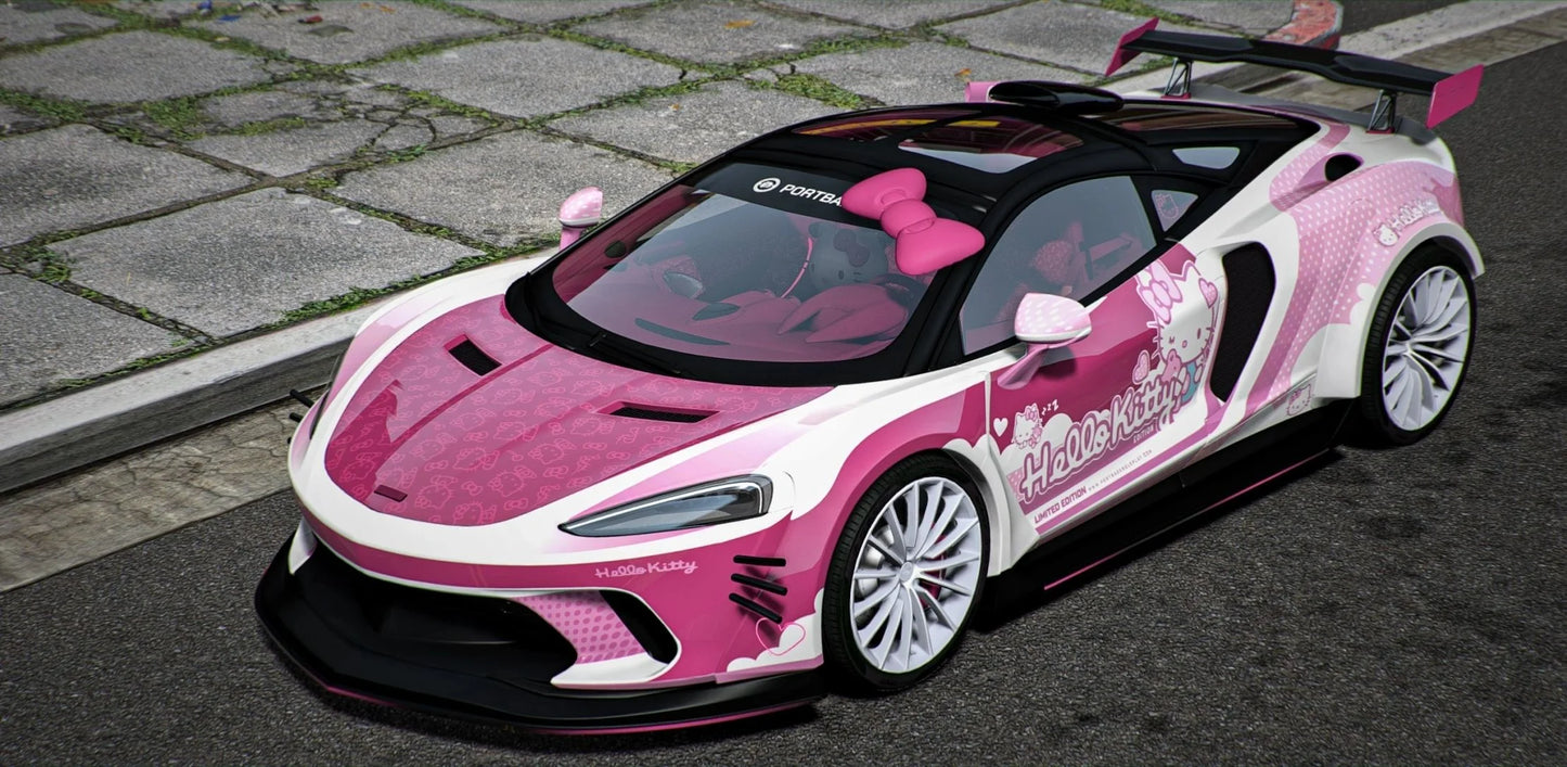McLaren GT Hello Kitty [20+ Tuning] [Dinamic Lights] | Port Baek