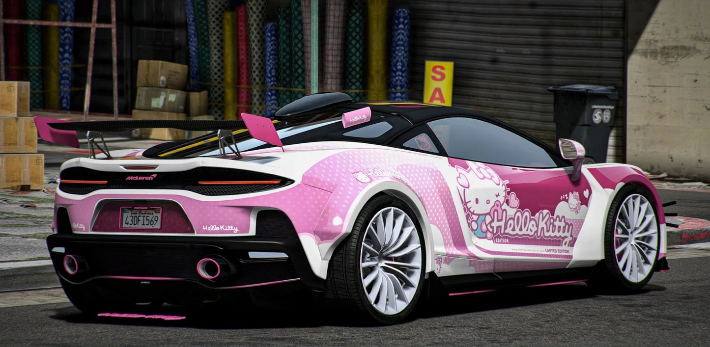 McLaren GT Hello Kitty [20+ Tuning] [Dinamic Lights] | Port Baek
