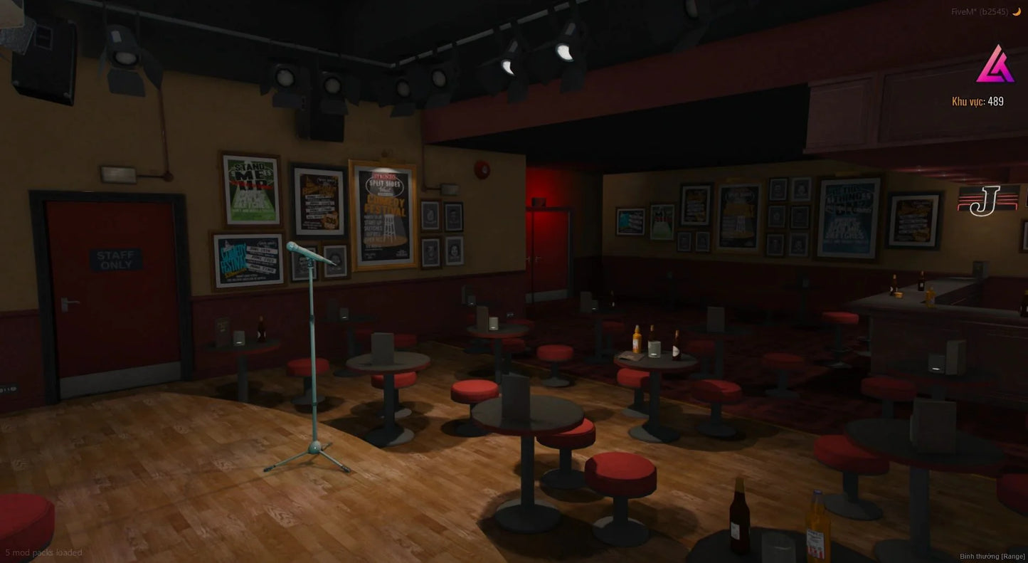 [MLO] Open Interior Stand Up Cafe Overview (Bar)
