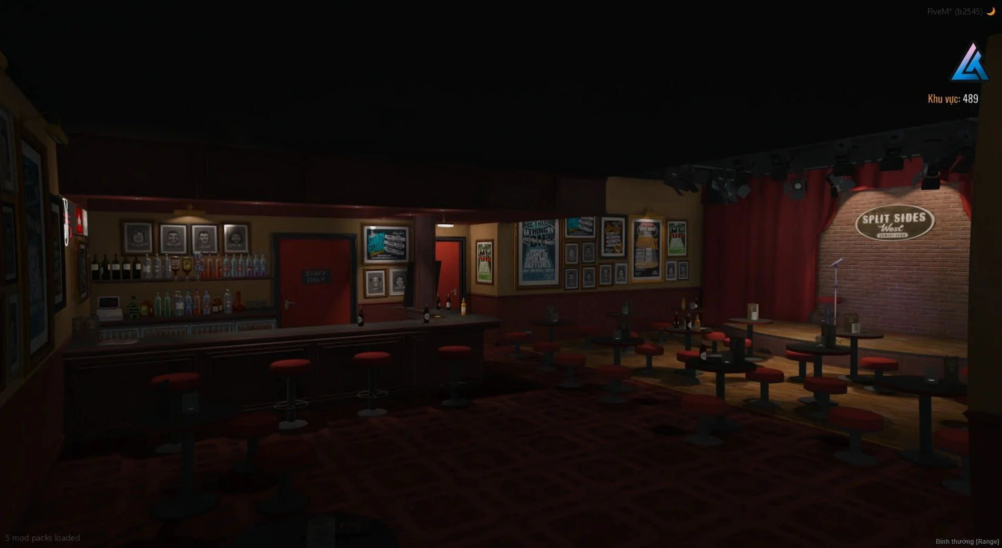 [MLO] Open Interior Stand Up Cafe Overview (Bar)