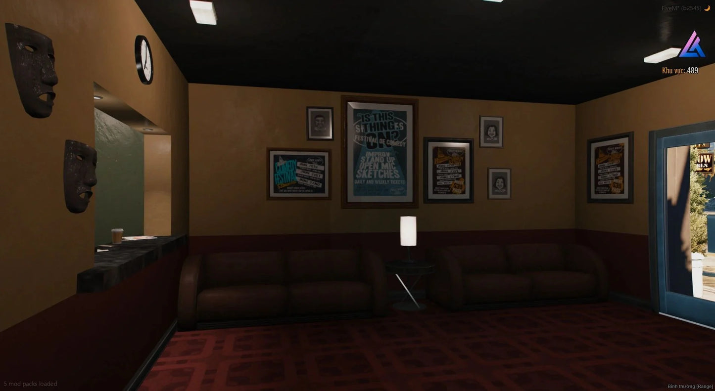 [MLO] Open Interior Stand Up Cafe Overview (Bar)