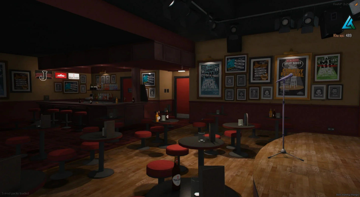 [MLO] Open Interior Stand Up Cafe Overview (Bar)