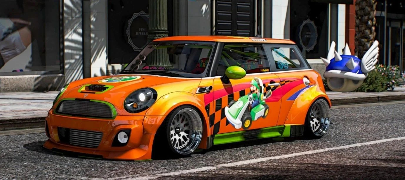 Mini Cooper Mario Kart Edition [Dinamic RGB Lights] | A&G Team