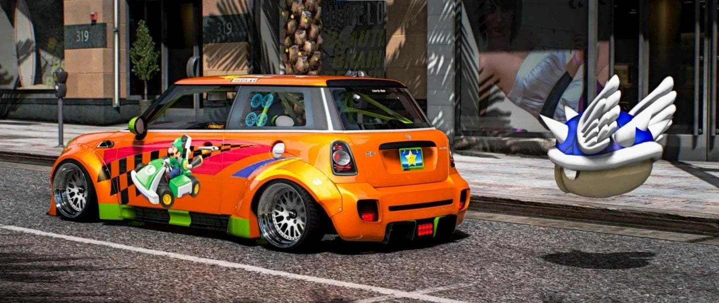 Mini Cooper Mario Kart Edition [Dinamic RGB Lights] | A&G Team