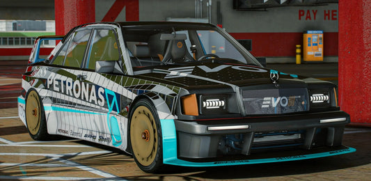 Mercedes 190e EVO3 (2 Livery) | Nejcs Garage