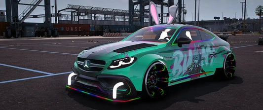 Mercedes AMG C63S BUNNY Edition [Dinamic Lights] | Kick Store