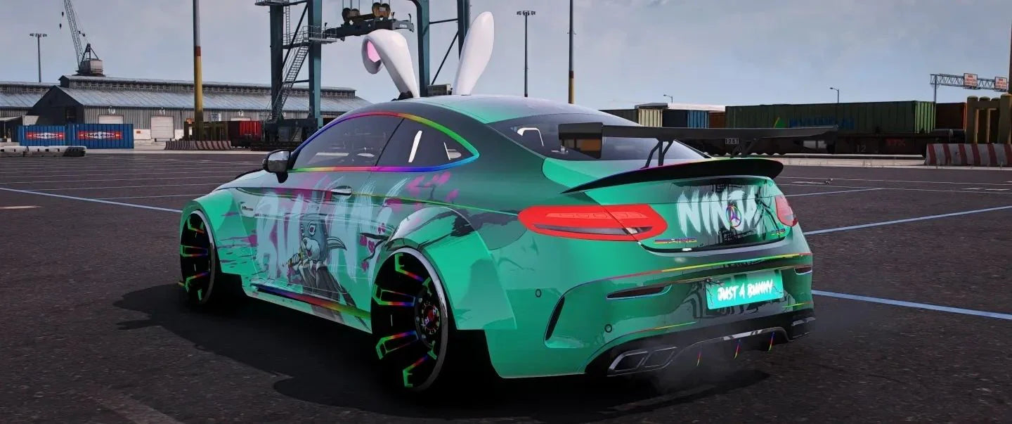 Mercedes AMG C63S BUNNY Edition [Dinamic Lights] | Kick Store