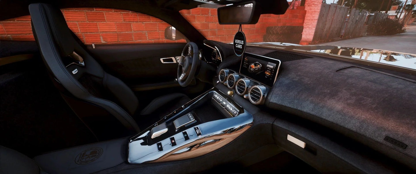 Mercedes AMG GT-R Black Series Police Modern Lights | Versus