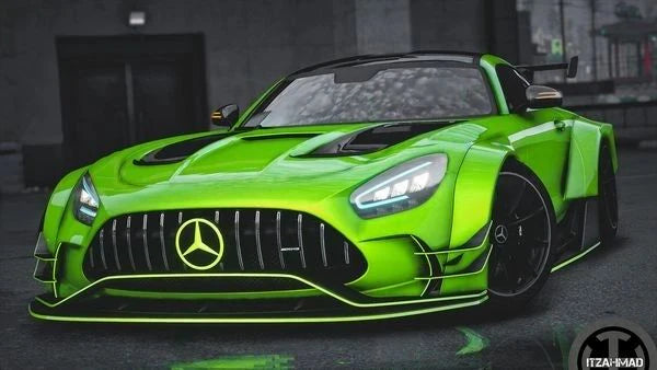 Mercedes AMG GTR Black Series (Animated Lights) | Itzahmad_2002