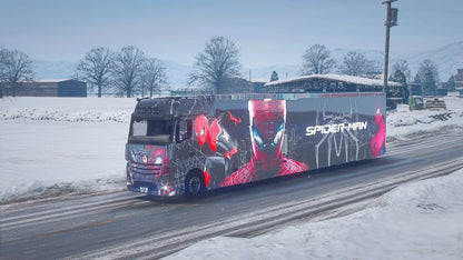 Mercedes Benz Actros 10x10 Version Spider Man vs Venom