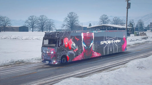 Mercedes Benz Actros 10x10 Version Spider Man vs Venom