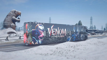 Mercedes Benz Actros 10x10 Version Spider Man vs Venom