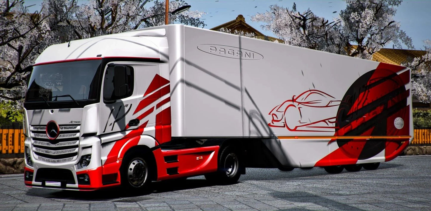 Mercedes-Benz Actros 2020 + Trailer | Trucking Mods