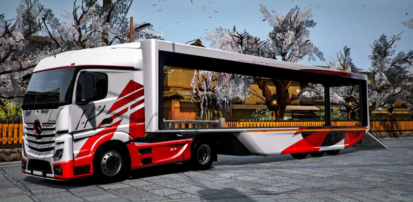 Mercedes-Benz Actros 2020 + Trailer | Trucking Mods