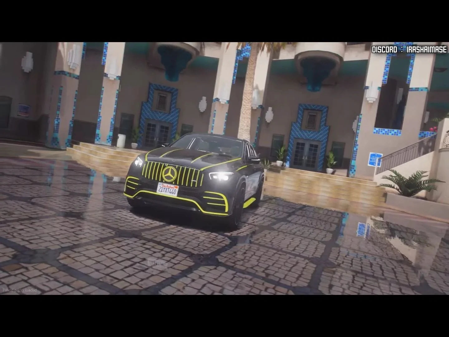 Mercedes Benz GLE Coupe 2021 Animated Lights