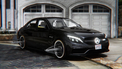 Mercedes C63 on Swangas | DDC Cars