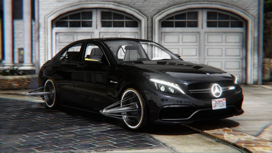 Mercedes C63 on Swangas | DDC Cars