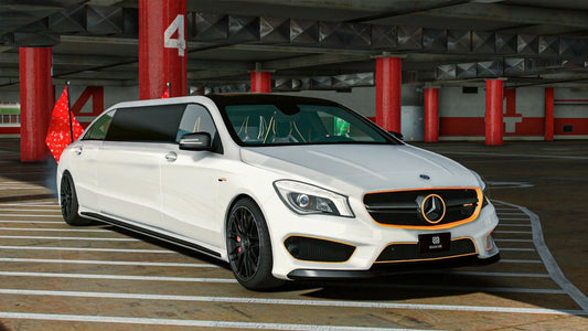 Mercedes CLA Limo 6 Seater | Rodriques