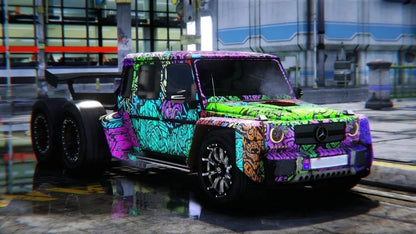 Mercedes G63 6x6 Demon 6 Seater (Bulletproof + 5 Liveries) | 5ifty | Tuned